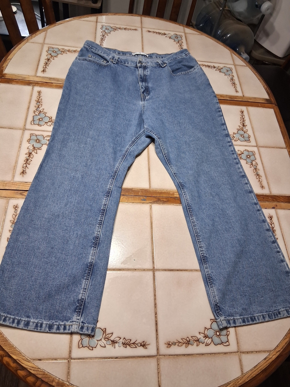 Tommy Hilfiger Medium Wash Wide Leg Jeans
